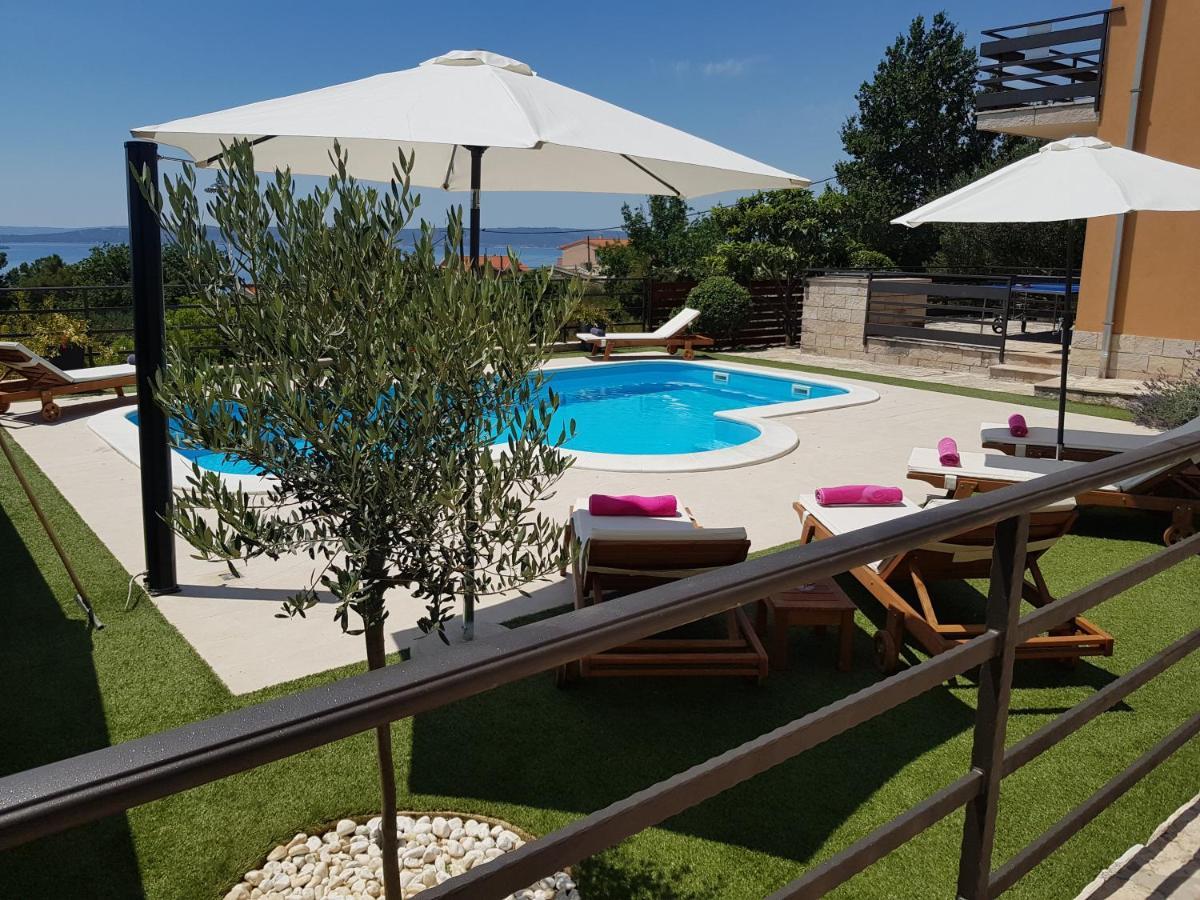 Holiday Home Magic View With Private Heated Pool Kastela Exterior photo