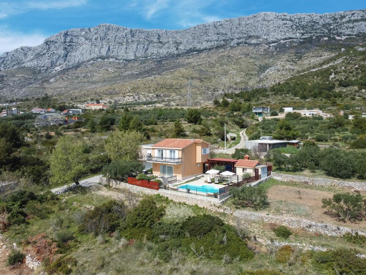 Holiday Home Magic View With Private Heated Pool Kastela Exterior photo