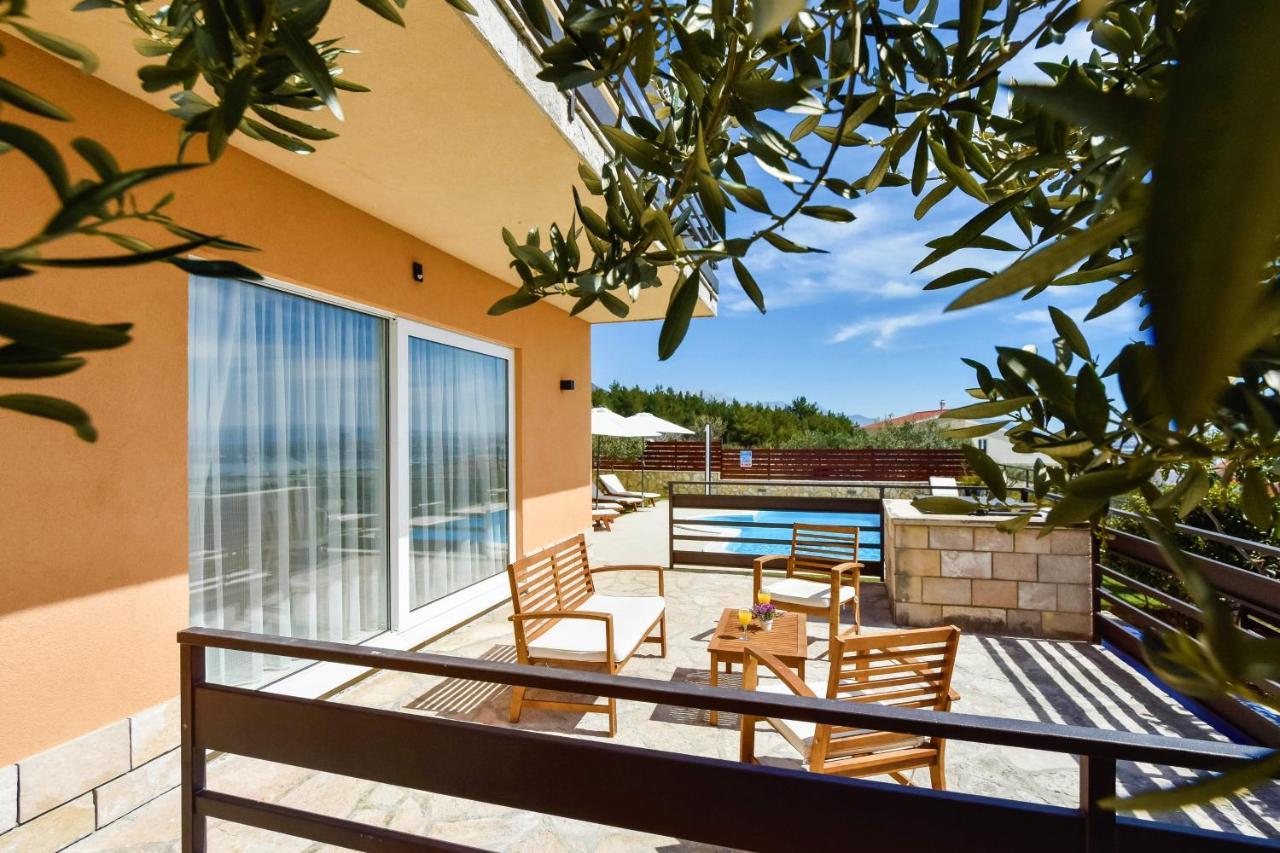 Holiday Home Magic View With Private Heated Pool Kastela Exterior photo