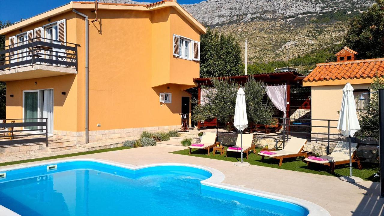 Holiday Home Magic View With Private Heated Pool Kastela Exterior photo